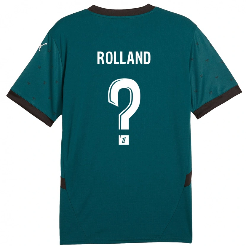 Danxen Herren Paul Rolland #0 Dunkelgrün Auswärtstrikot Trikot 2024/25 T-Shirt