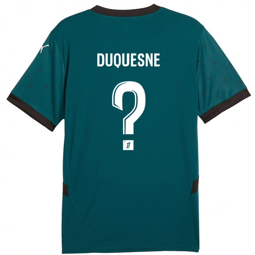 Danxen Herren Elsa Duquesne #0 Dunkelgrün Auswärtstrikot Trikot 2024/25 T-Shirt