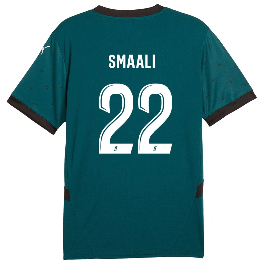 Danxen Herren Emma Smaali #22 Dunkelgrün Auswärtstrikot Trikot 2024/25 T-Shirt