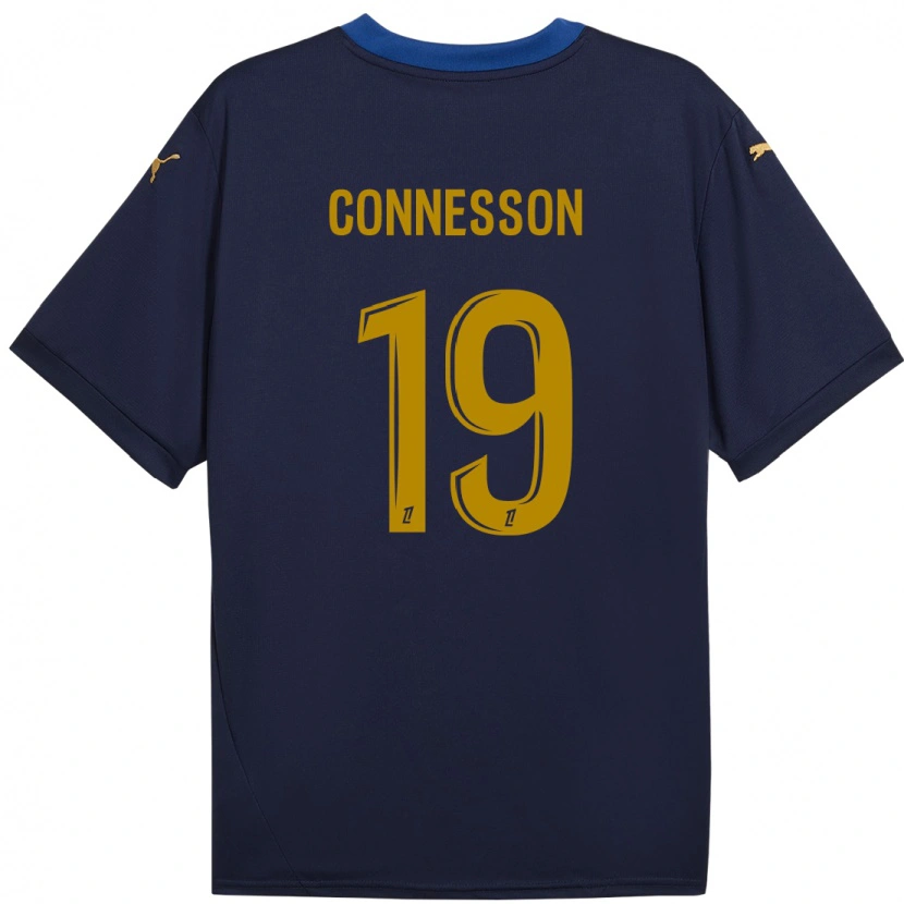 Danxen Herren Adèle Connesson #19 Marineblau Gold Auswärtstrikot Trikot 2024/25 T-Shirt