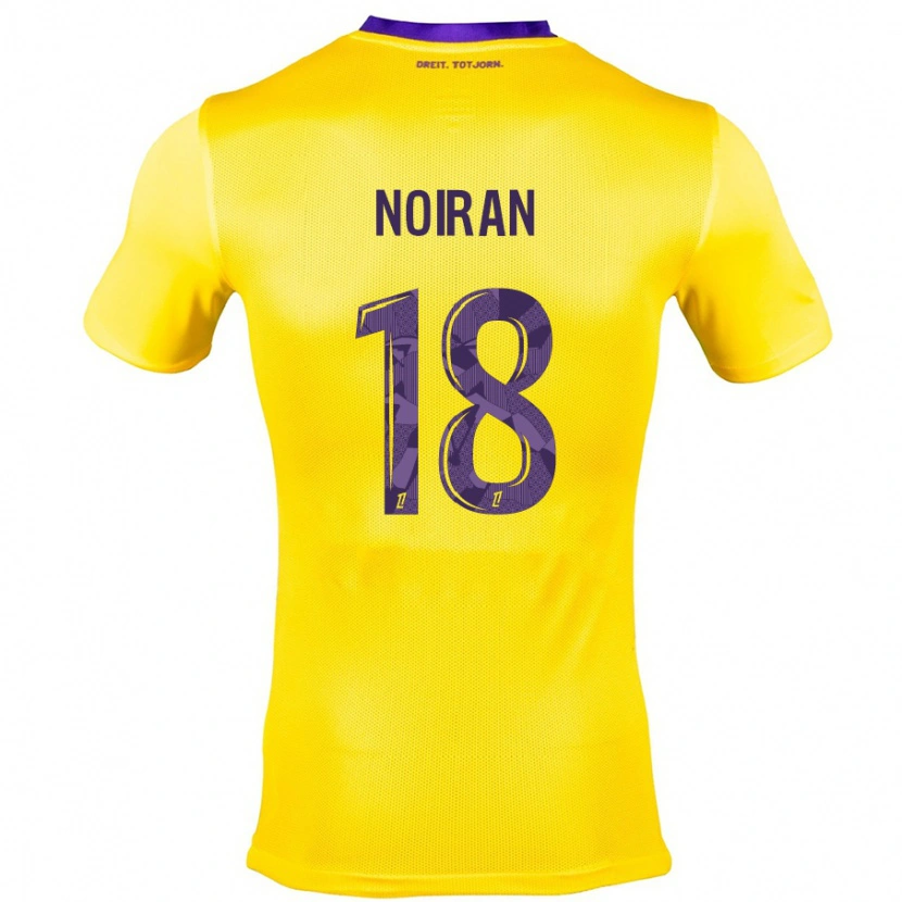 Danxen Herren Clara Noiran #18 Gelb Lila Auswärtstrikot Trikot 2024/25 T-Shirt