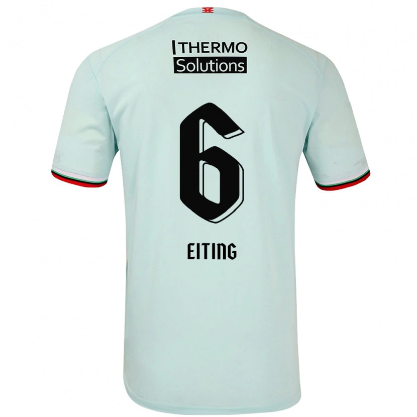 Danxen Herren Carel Eiting #6 Hellgrün Auswärtstrikot Trikot 2024/25 T-Shirt