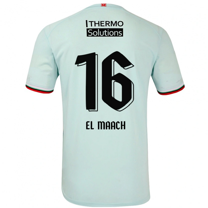 Danxen Herren Issam El Maach #16 Hellgrün Auswärtstrikot Trikot 2024/25 T-Shirt