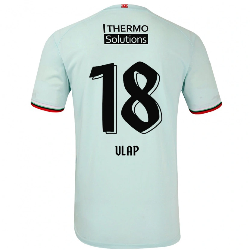 Danxen Herren Michel Vlap #18 Hellgrün Auswärtstrikot Trikot 2024/25 T-Shirt
