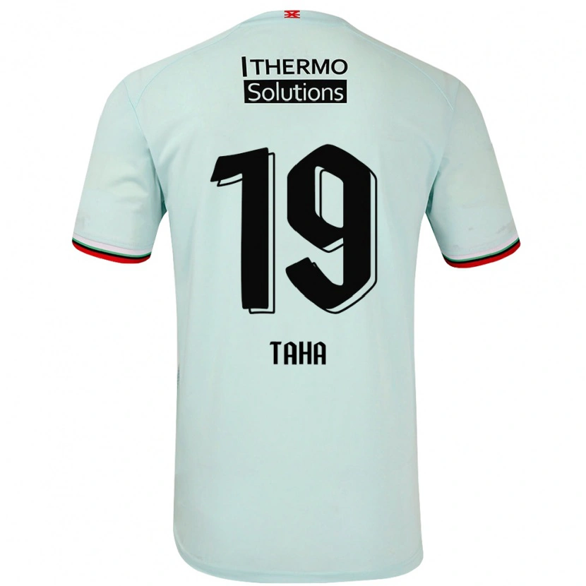 Danxen Herren Younes Taha #19 Hellgrün Auswärtstrikot Trikot 2024/25 T-Shirt