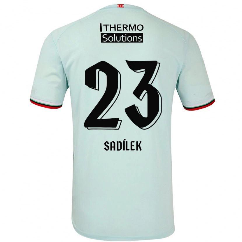 Danxen Herren Michal Sadílek #23 Hellgrün Auswärtstrikot Trikot 2024/25 T-Shirt