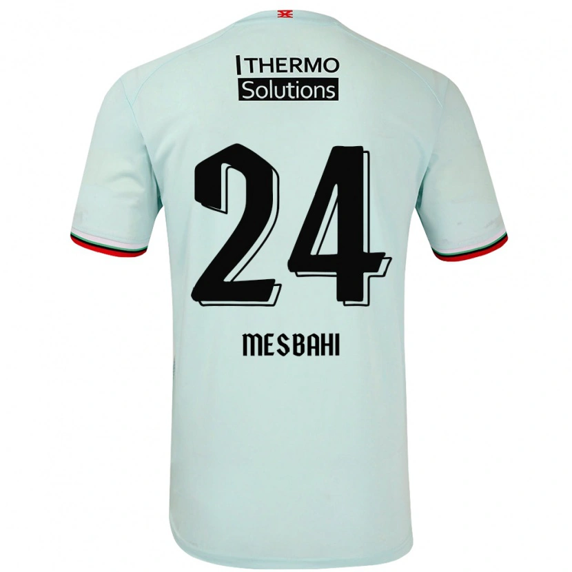 Danxen Herren Juliën Mesbahi #24 Hellgrün Auswärtstrikot Trikot 2024/25 T-Shirt