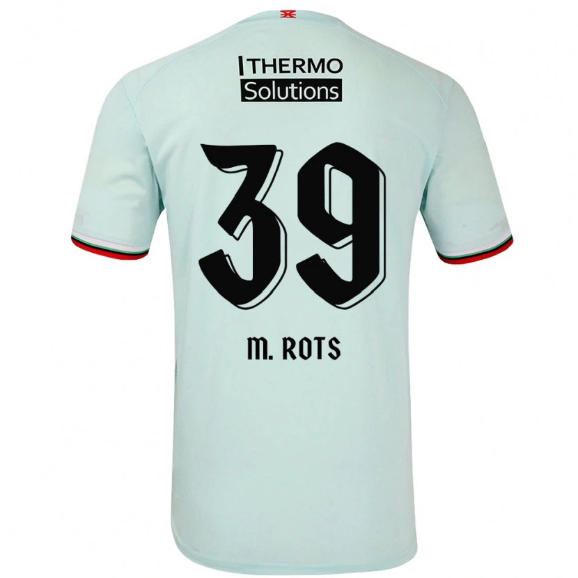 Danxen Herren Mats Rots #39 Hellgrün Auswärtstrikot Trikot 2024/25 T-Shirt