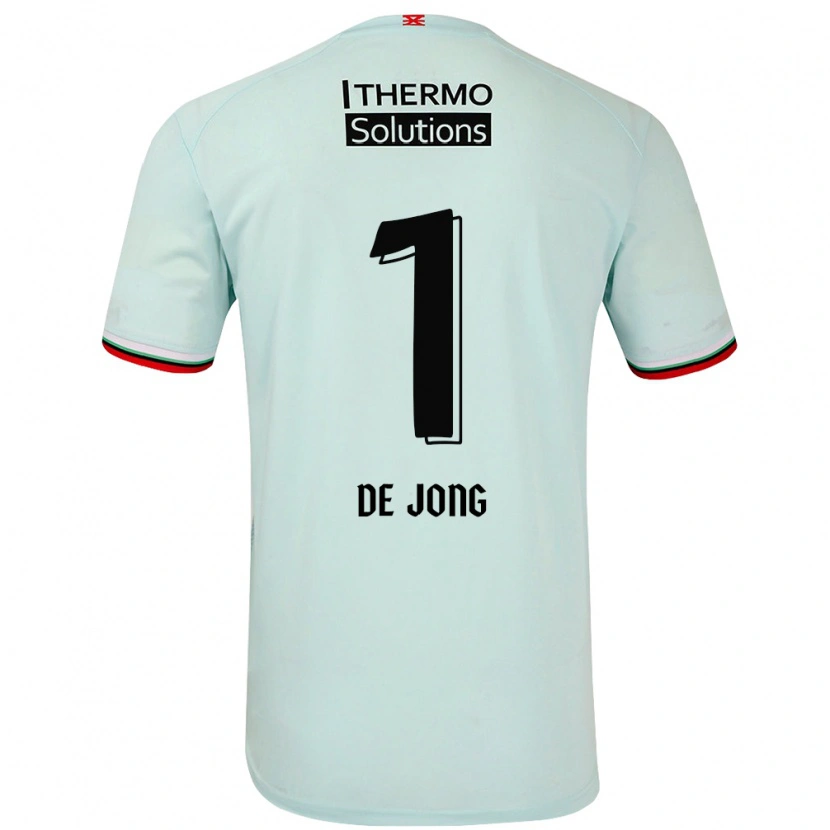 Danxen Herren Daniëlle De Jong #1 Hellgrün Auswärtstrikot Trikot 2024/25 T-Shirt