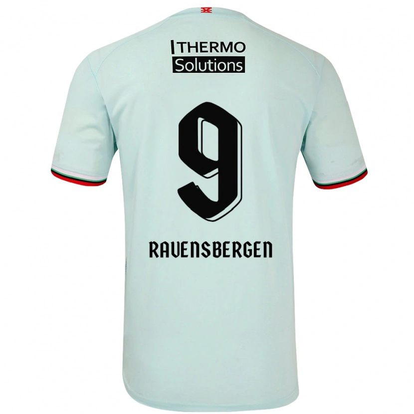Danxen Herren Jaimy Ravensbergen #9 Hellgrün Auswärtstrikot Trikot 2024/25 T-Shirt