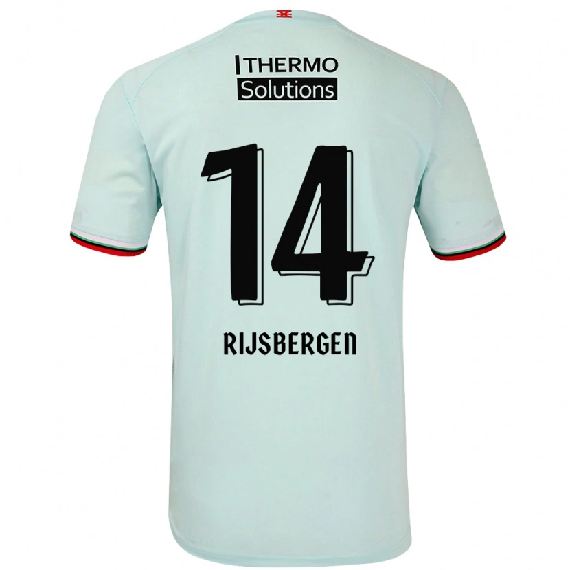 Danxen Herren Liz Rijsbergen #14 Hellgrün Auswärtstrikot Trikot 2024/25 T-Shirt
