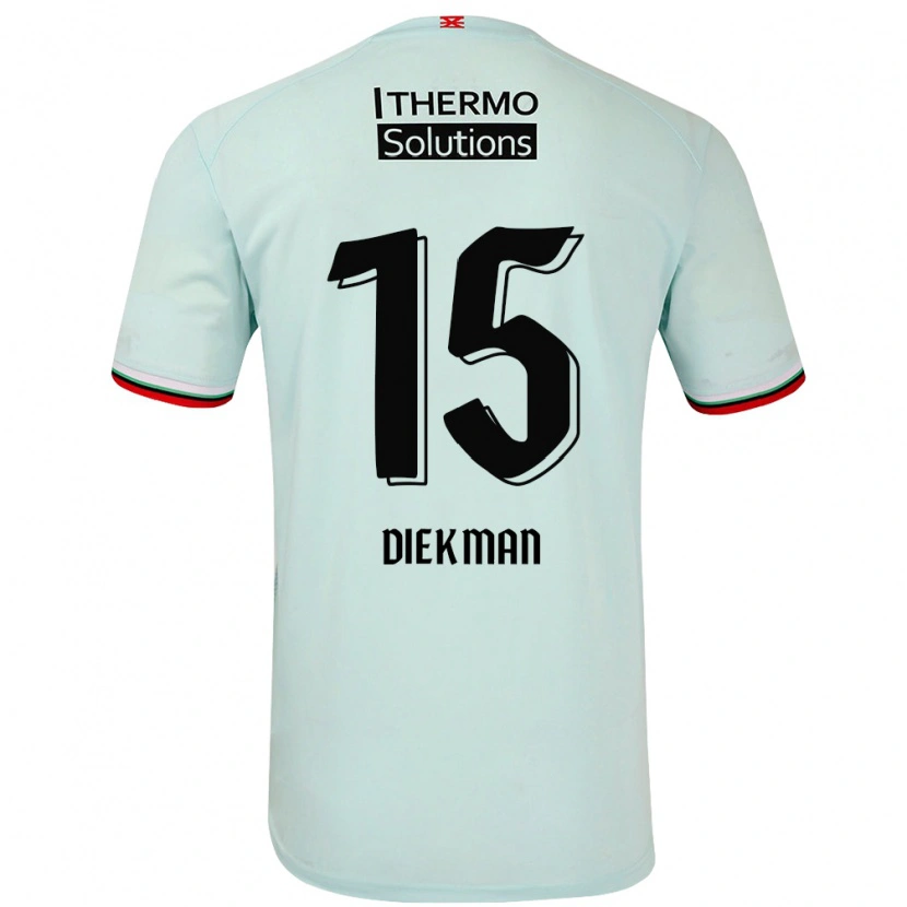 Danxen Herren Jill Diekman #15 Hellgrün Auswärtstrikot Trikot 2024/25 T-Shirt