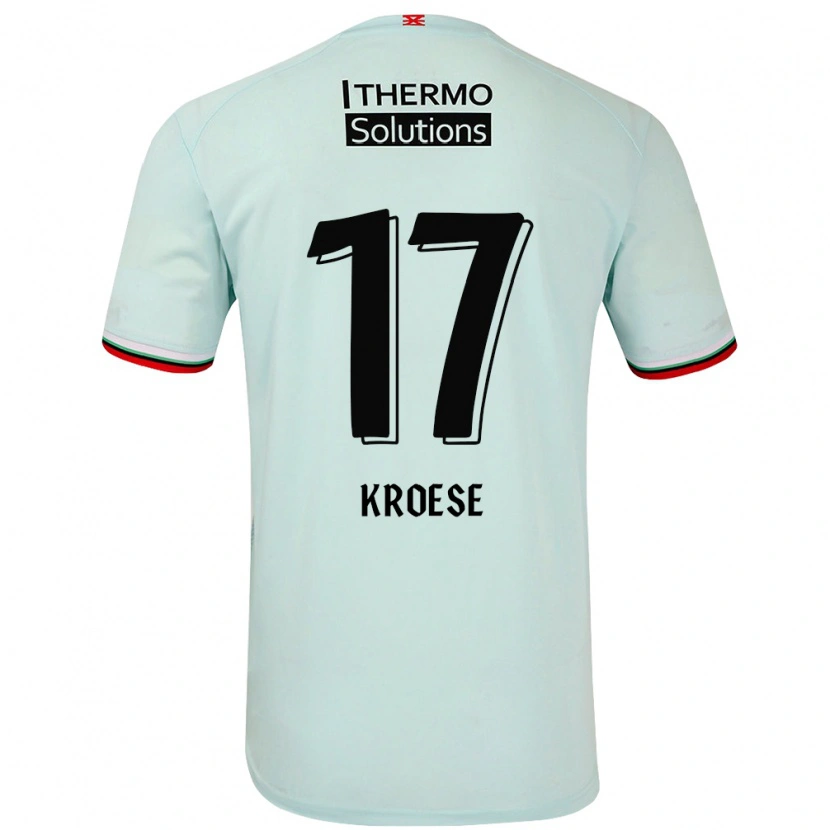 Danxen Herren Fieke Kroese #17 Hellgrün Auswärtstrikot Trikot 2024/25 T-Shirt