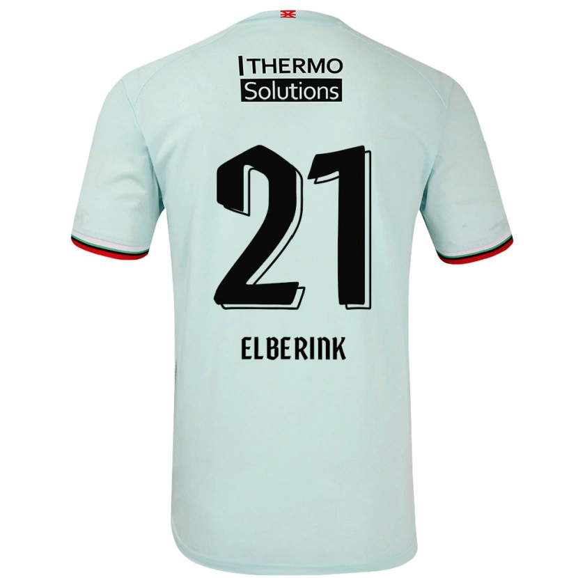 Danxen Herren Eva Oude Elberink #21 Hellgrün Auswärtstrikot Trikot 2024/25 T-Shirt
