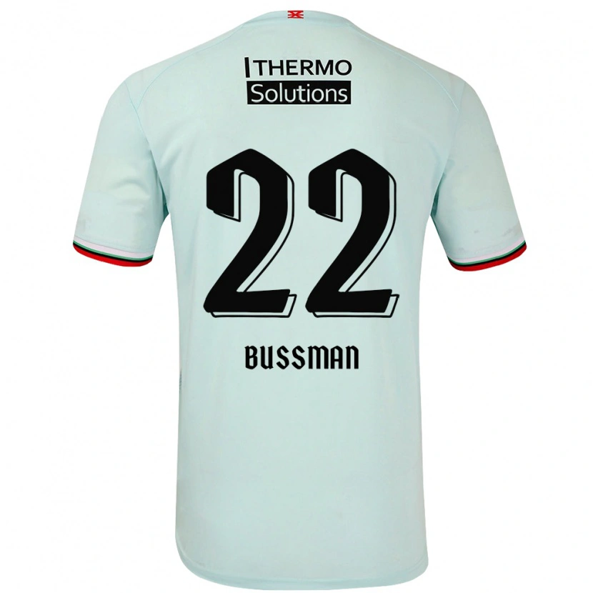 Danxen Herren Fiene Bussman #22 Hellgrün Auswärtstrikot Trikot 2024/25 T-Shirt