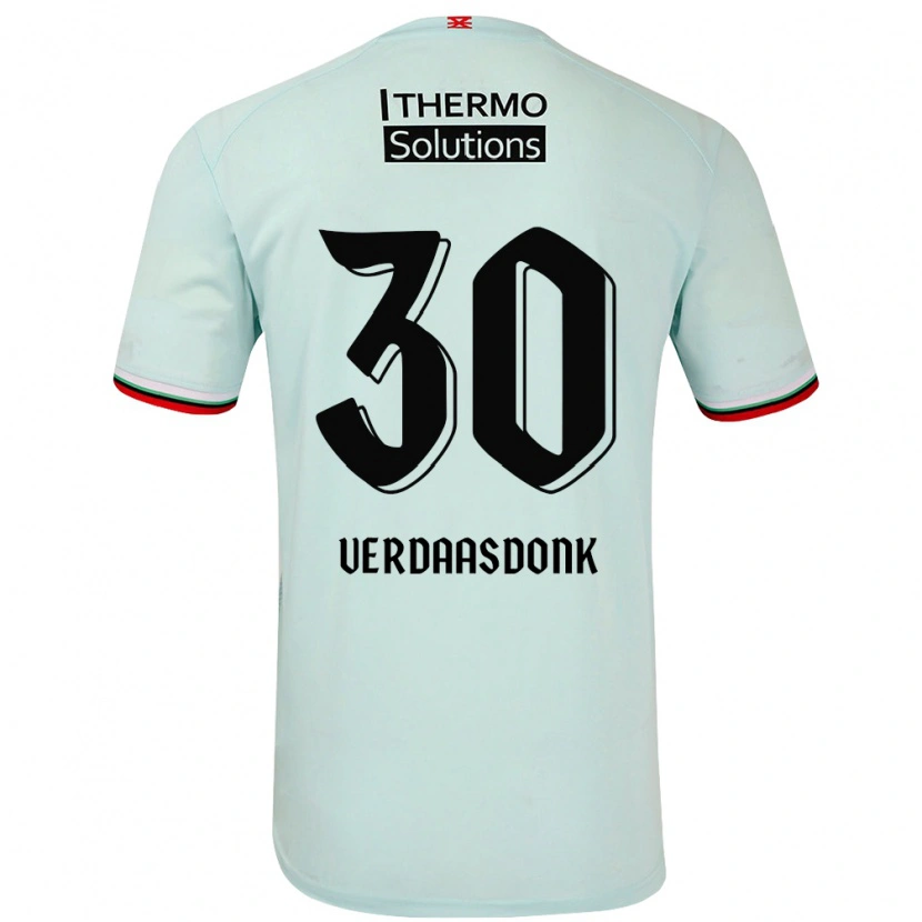Danxen Herren Suus Verdaasdonk #30 Hellgrün Auswärtstrikot Trikot 2024/25 T-Shirt