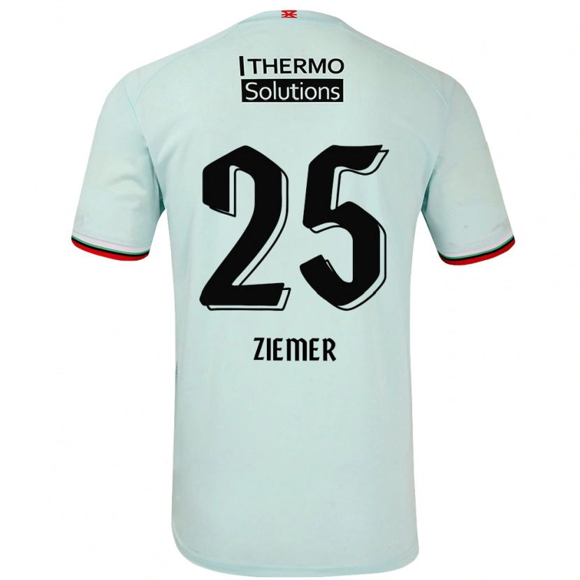 Danxen Herren Taylor Ziemer #25 Hellgrün Auswärtstrikot Trikot 2024/25 T-Shirt