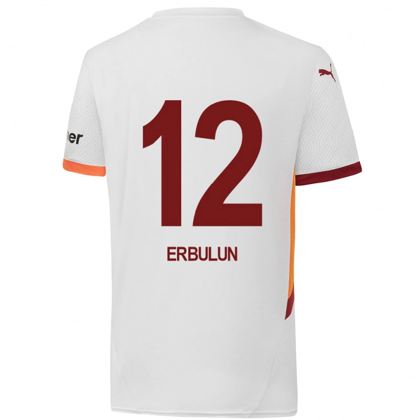 Danxen Herren Helin Erbulun #12 Weiß Gelb Rot Auswärtstrikot Trikot 2024/25 T-Shirt