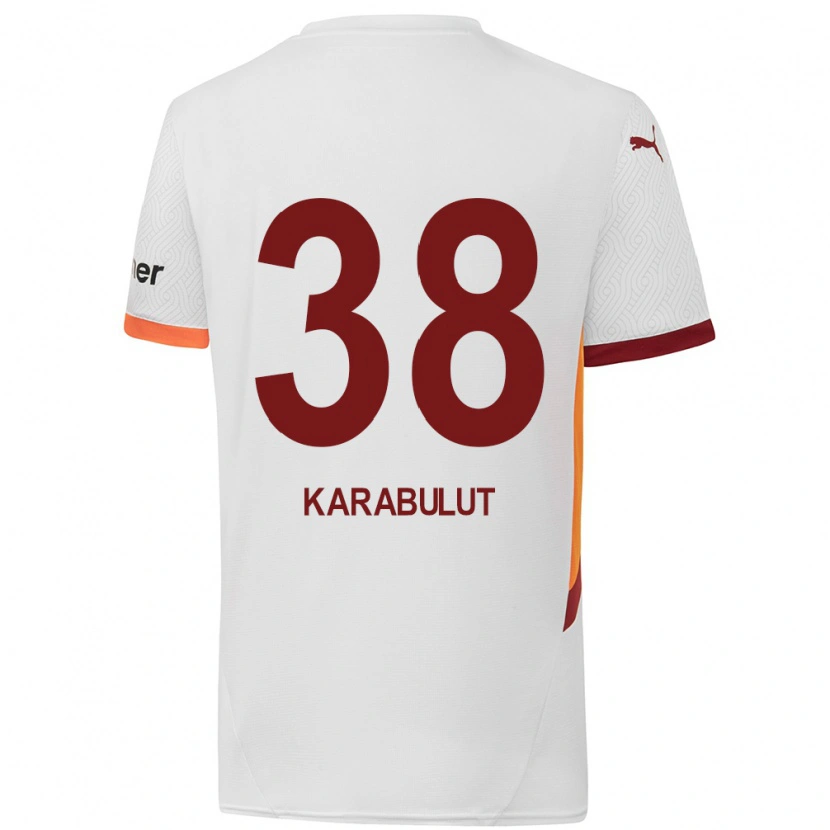 Danxen Herren Arzu Karabulut #38 Weiß Gelb Rot Auswärtstrikot Trikot 2024/25 T-Shirt