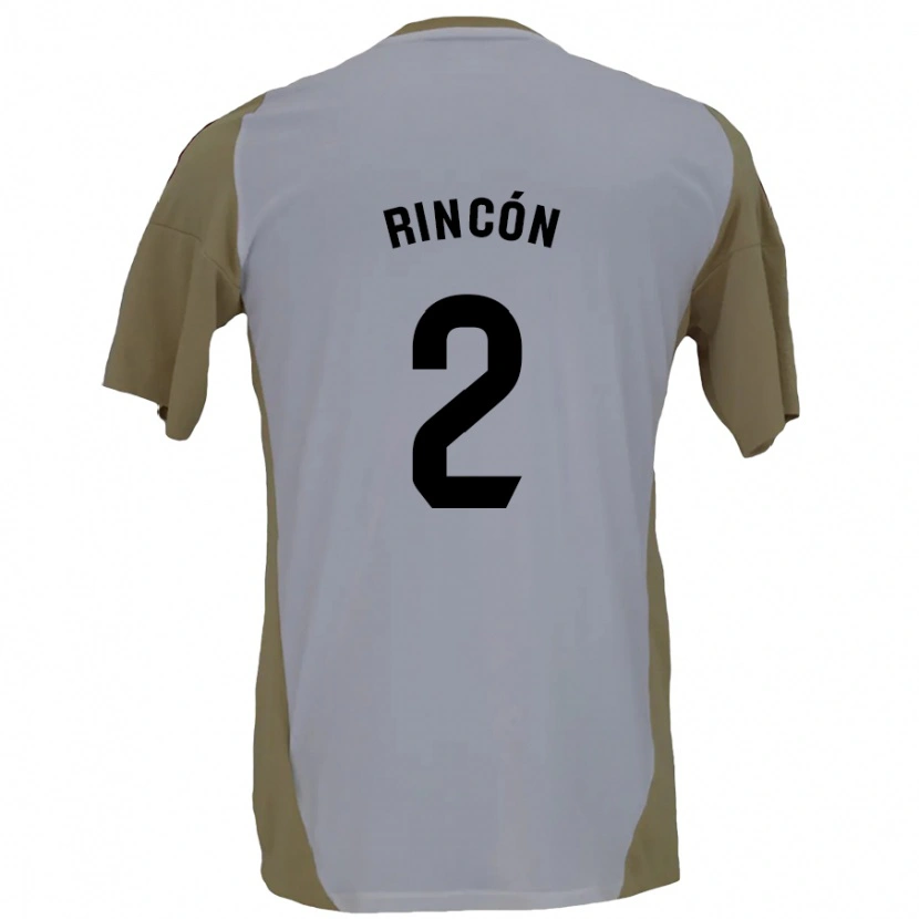 Danxen Herren Hugo Rincón #2 Braunweiß Auswärtstrikot Trikot 2024/25 T-Shirt