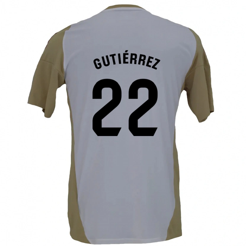 Danxen Herren Juan Gutiérrez #22 Braunweiß Auswärtstrikot Trikot 2024/25 T-Shirt