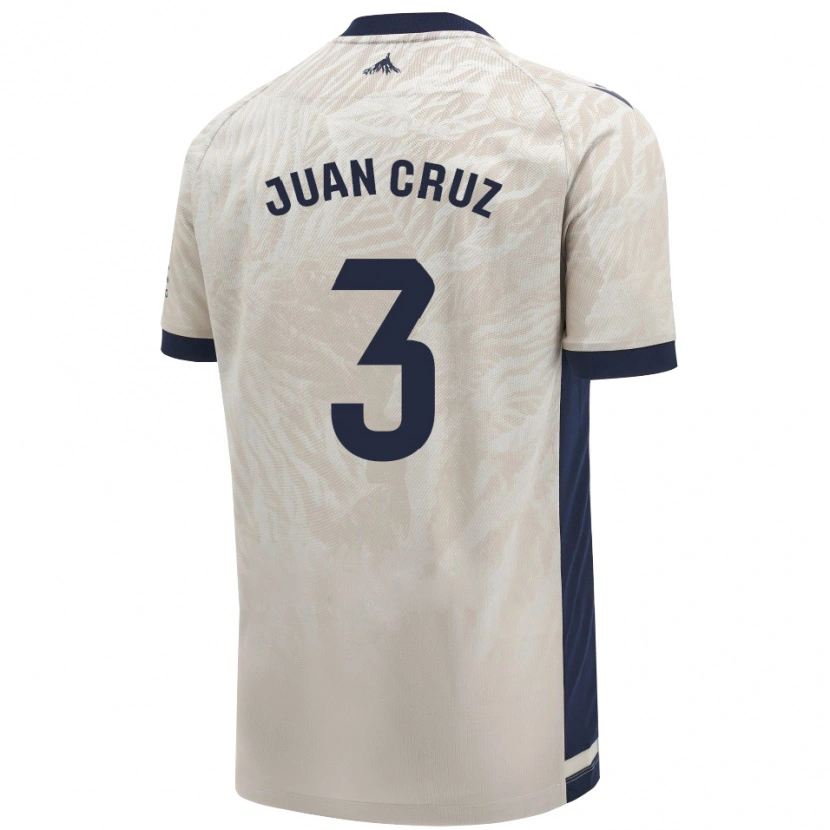 Danxen Herren Juan Cruz #3 Hellgrau Auswärtstrikot Trikot 2024/25 T-Shirt