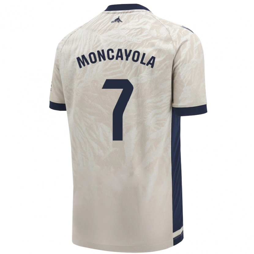 Danxen Herren Jon Moncayola #7 Hellgrau Auswärtstrikot Trikot 2024/25 T-Shirt
