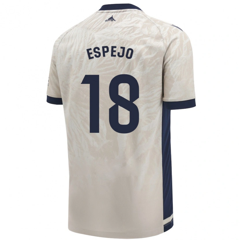 Danxen Herren Diego Espejo #18 Hellgrau Auswärtstrikot Trikot 2024/25 T-Shirt