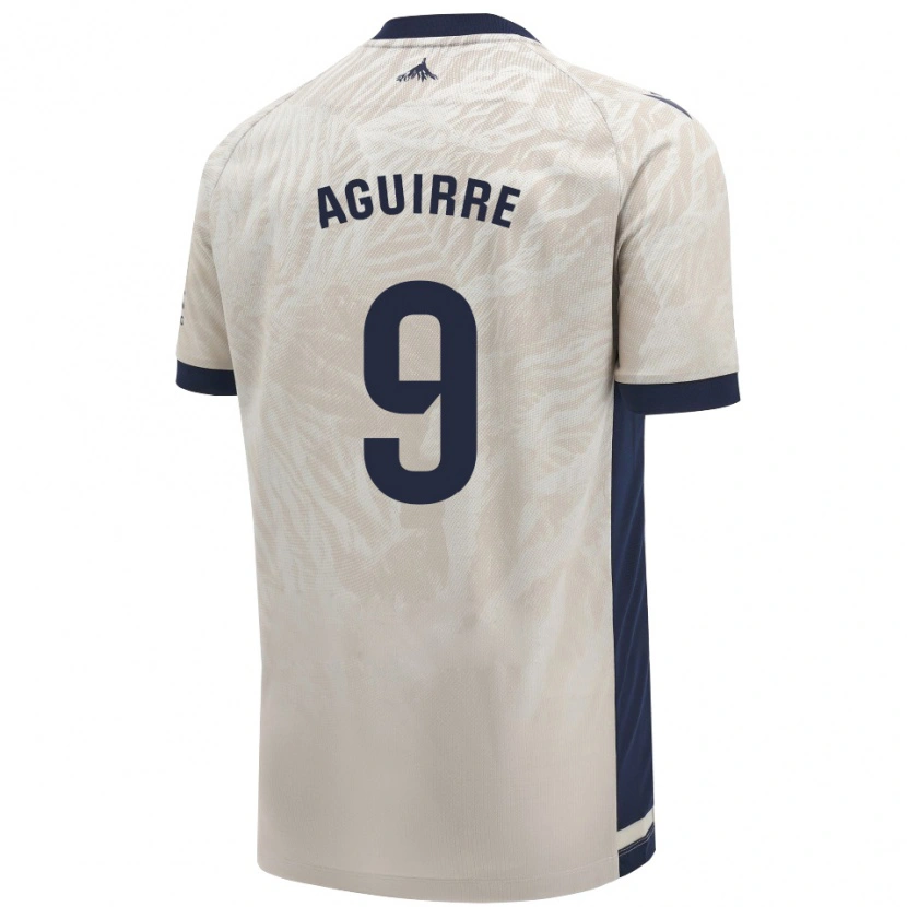 Danxen Herren Jorge Aguirre #9 Hellgrau Auswärtstrikot Trikot 2024/25 T-Shirt