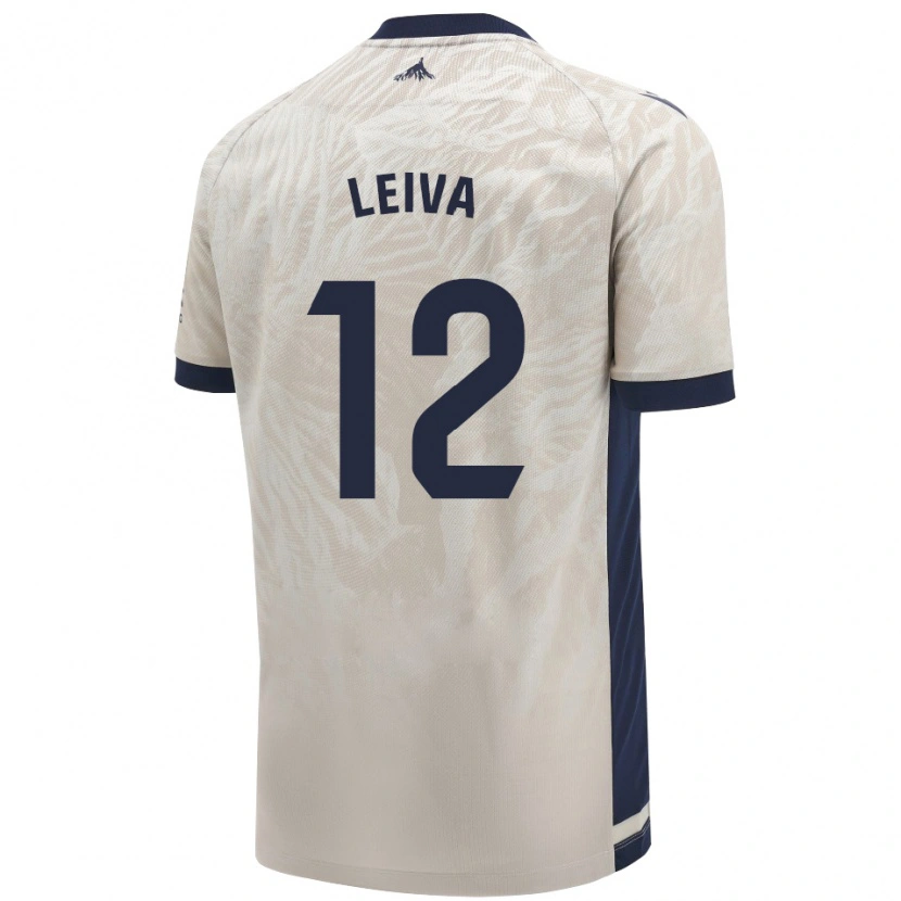 Danxen Herren Álvaro Leiva #12 Hellgrau Auswärtstrikot Trikot 2024/25 T-Shirt