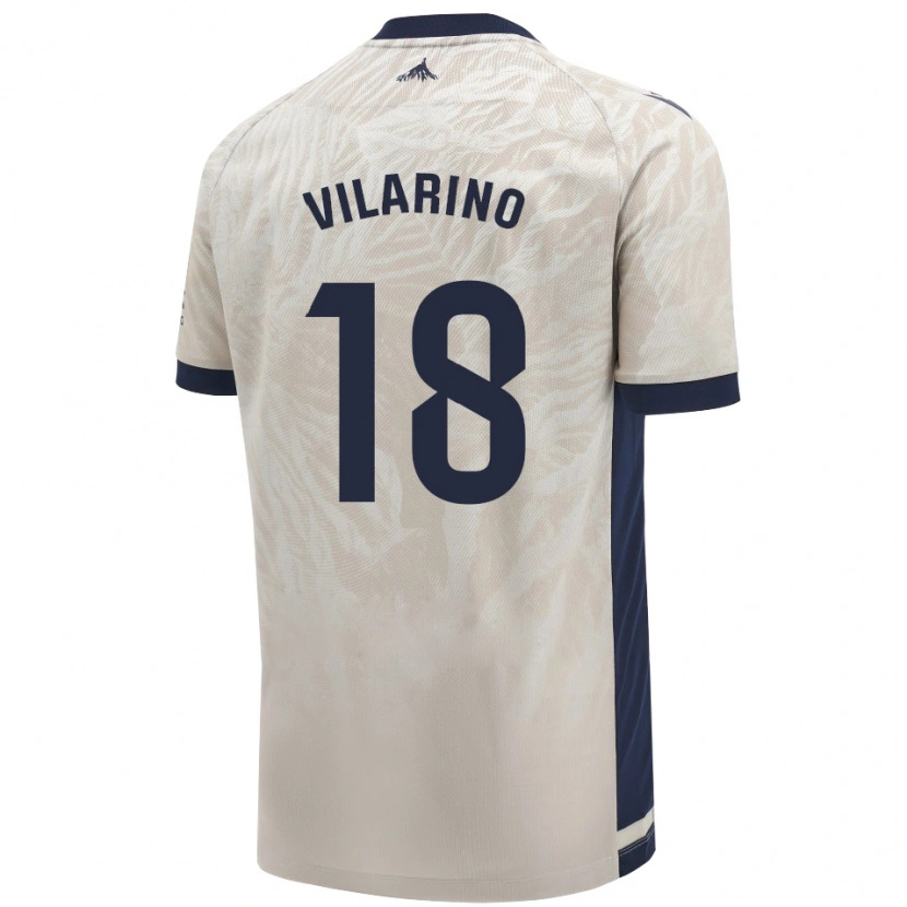 Danxen Herren Maitane Vilariño #18 Hellgrau Auswärtstrikot Trikot 2024/25 T-Shirt