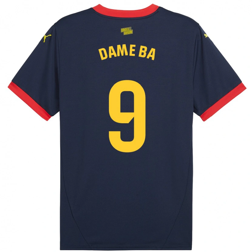 Danxen Herren Papa Dame Ba #9 Marinerot Auswärtstrikot Trikot 2024/25 T-Shirt