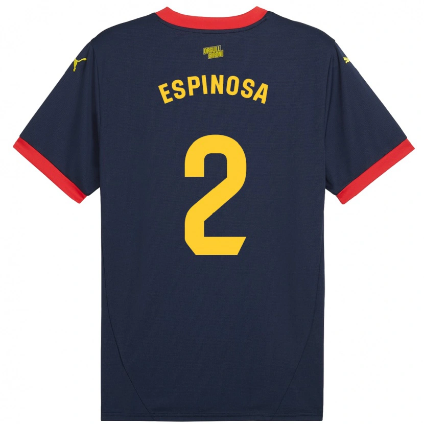 Danxen Herren Bernardo Espinosa #2 Marinerot Auswärtstrikot Trikot 2024/25 T-Shirt