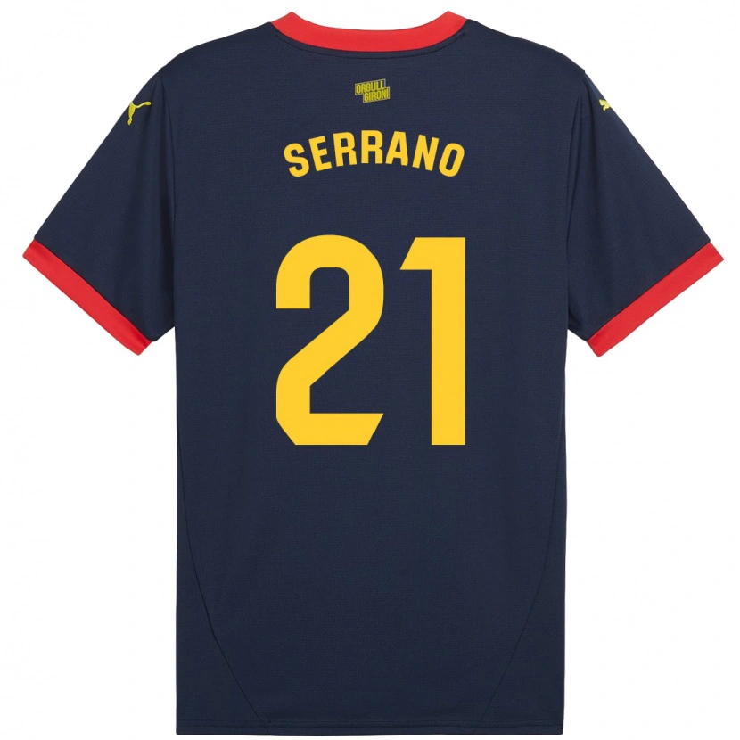 Danxen Herren Ot Serrano #21 Marinerot Auswärtstrikot Trikot 2024/25 T-Shirt