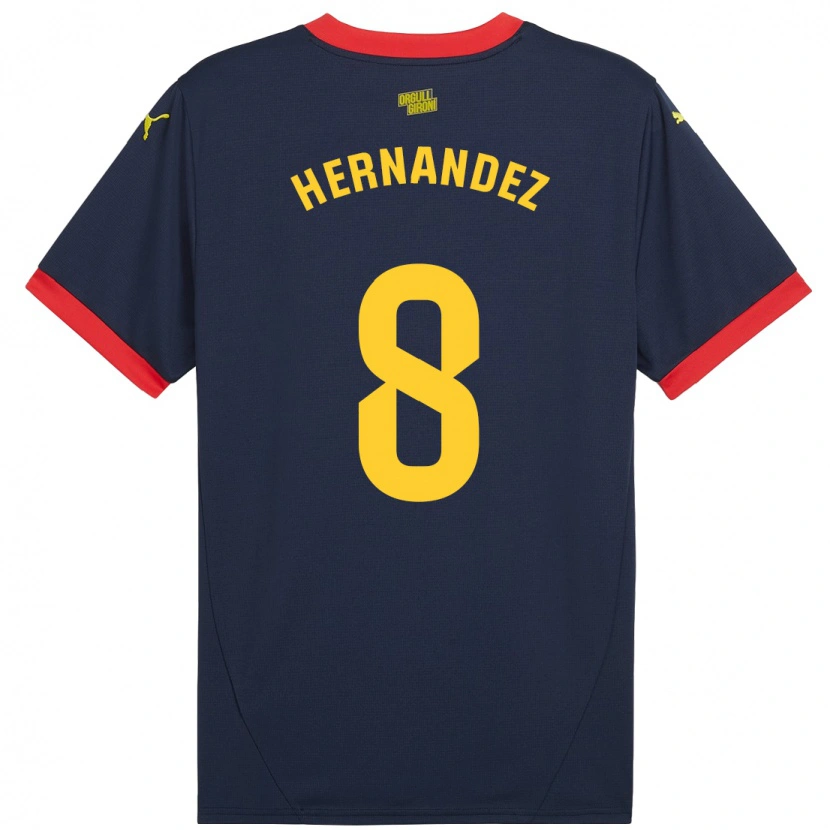 Danxen Herren Sofia Hernández #8 Marinerot Auswärtstrikot Trikot 2024/25 T-Shirt