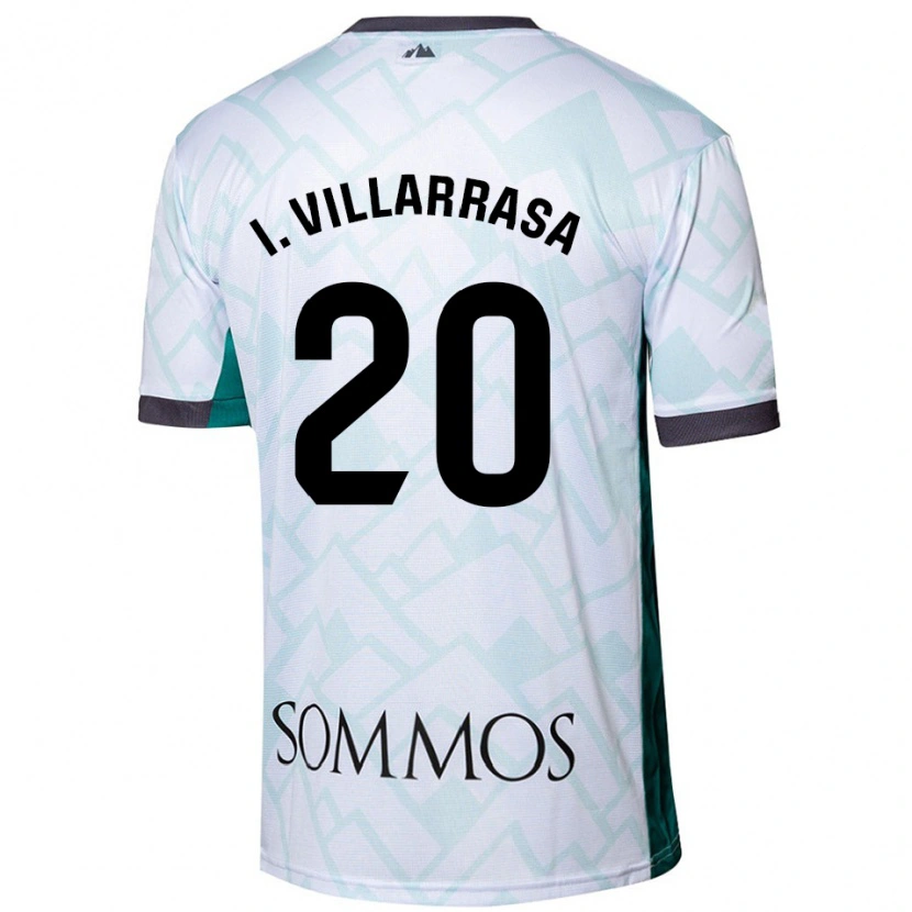 Danxen Herren Ignasi Vilarrasa #20 Weiß Grün Auswärtstrikot Trikot 2024/25 T-Shirt