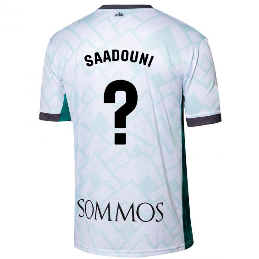Danxen Herren Mohammed Saadouni #0 Weiß Grün Auswärtstrikot Trikot 2024/25 T-Shirt