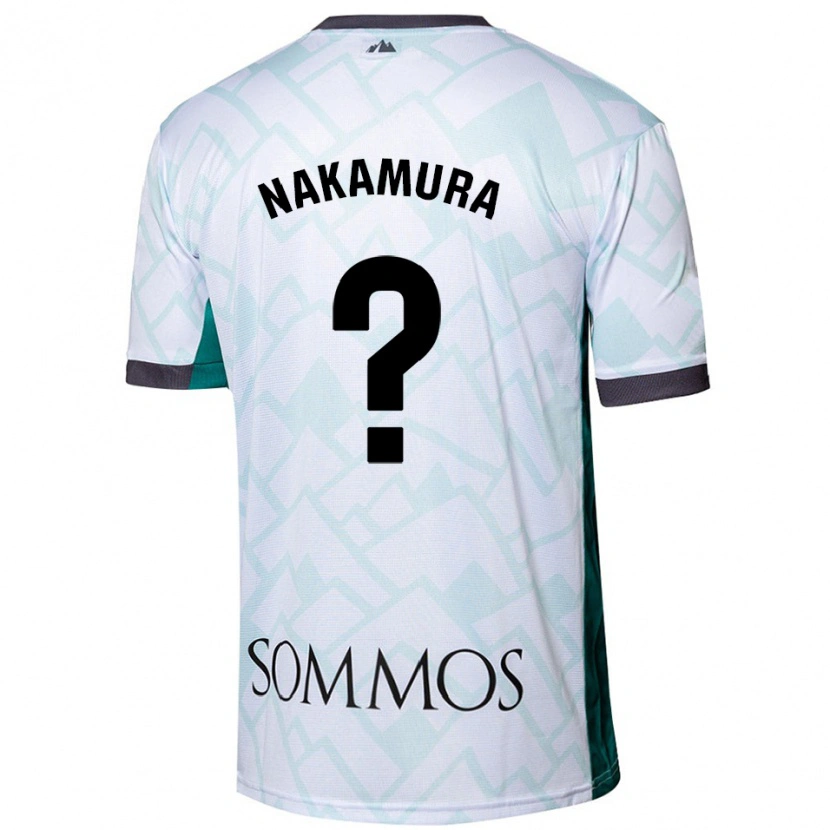 Danxen Herren Togo Nakamura #0 Weiß Grün Auswärtstrikot Trikot 2024/25 T-Shirt