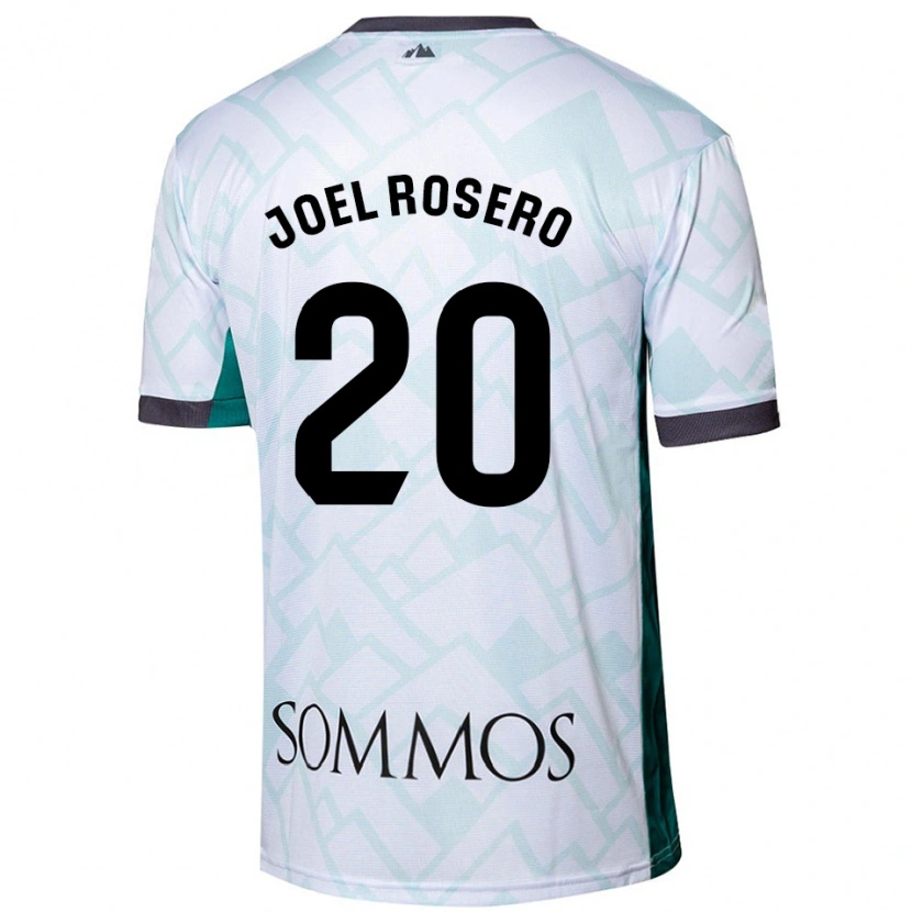 Danxen Herren Alexis Joel Rosero #20 Weiß Grün Auswärtstrikot Trikot 2024/25 T-Shirt