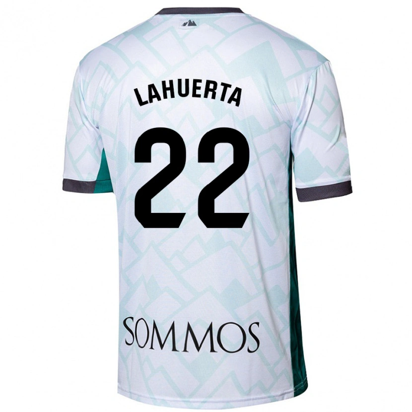 Danxen Herren Gema Lahuerta #22 Weiß Grün Auswärtstrikot Trikot 2024/25 T-Shirt