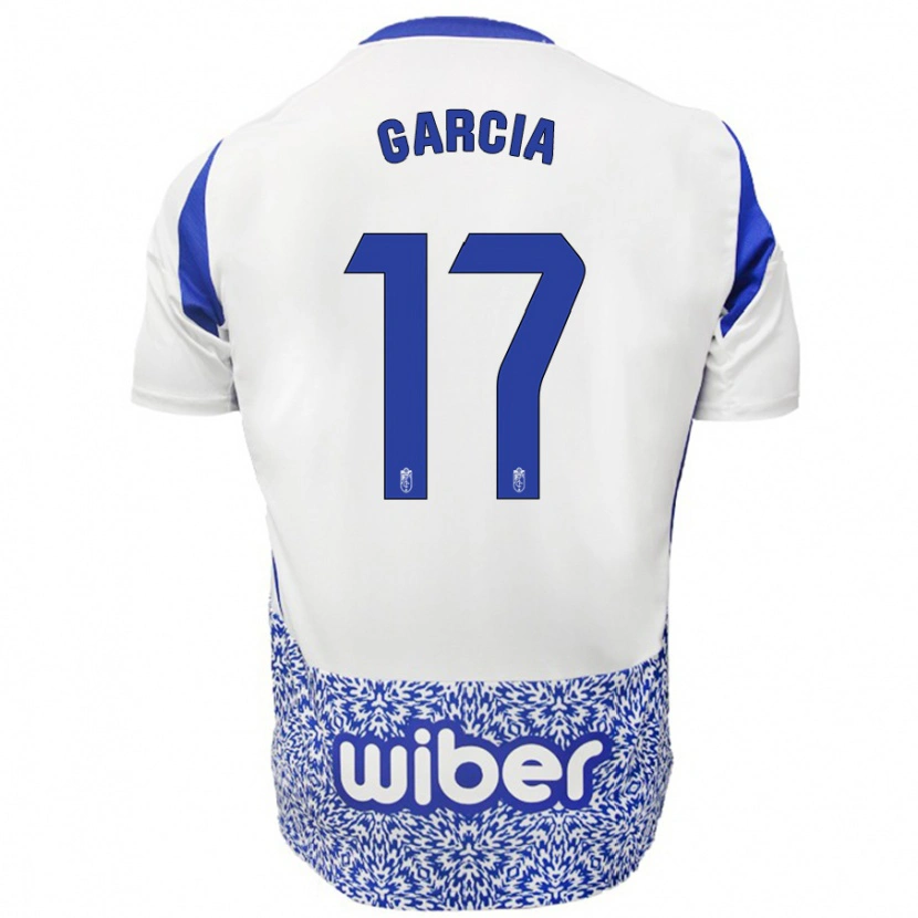 Danxen Herren Naima García #17 Weiß Blau Auswärtstrikot Trikot 2024/25 T-Shirt