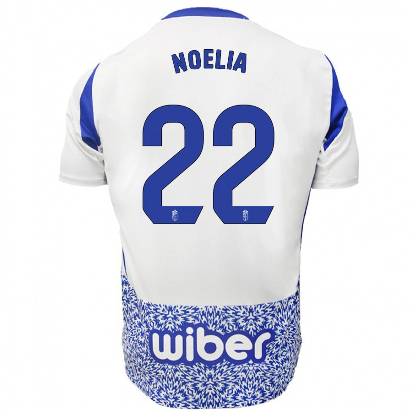 Danxen Herren Noelia Salas Mullens #22 Weiß Blau Auswärtstrikot Trikot 2024/25 T-Shirt