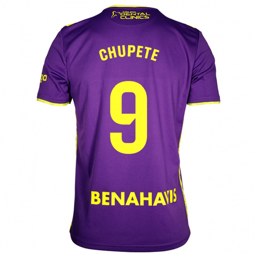 Danxen Herren Chupete #9 Lila Gelb Auswärtstrikot Trikot 2024/25 T-Shirt