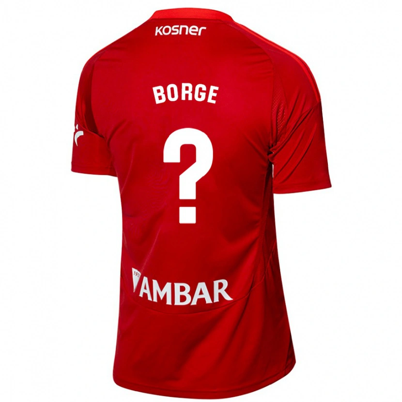 Danxen Herren Andrés Borge #0 Weiß Blau Auswärtstrikot Trikot 2024/25 T-Shirt