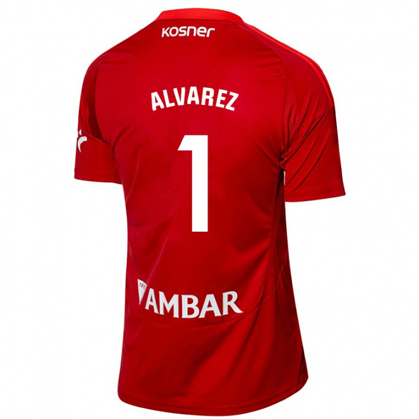Danxen Herren Cristian Álvarez #1 Weiß Blau Auswärtstrikot Trikot 2024/25 T-Shirt