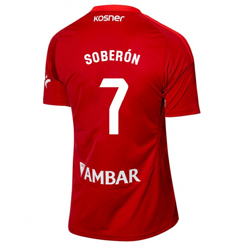 Danxen Herren Mario Soberón #7 Weiß Blau Auswärtstrikot Trikot 2024/25 T-Shirt