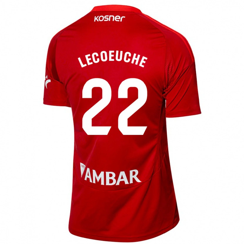 Danxen Herren Quentin Lecoeuche #22 Weiß Blau Auswärtstrikot Trikot 2024/25 T-Shirt