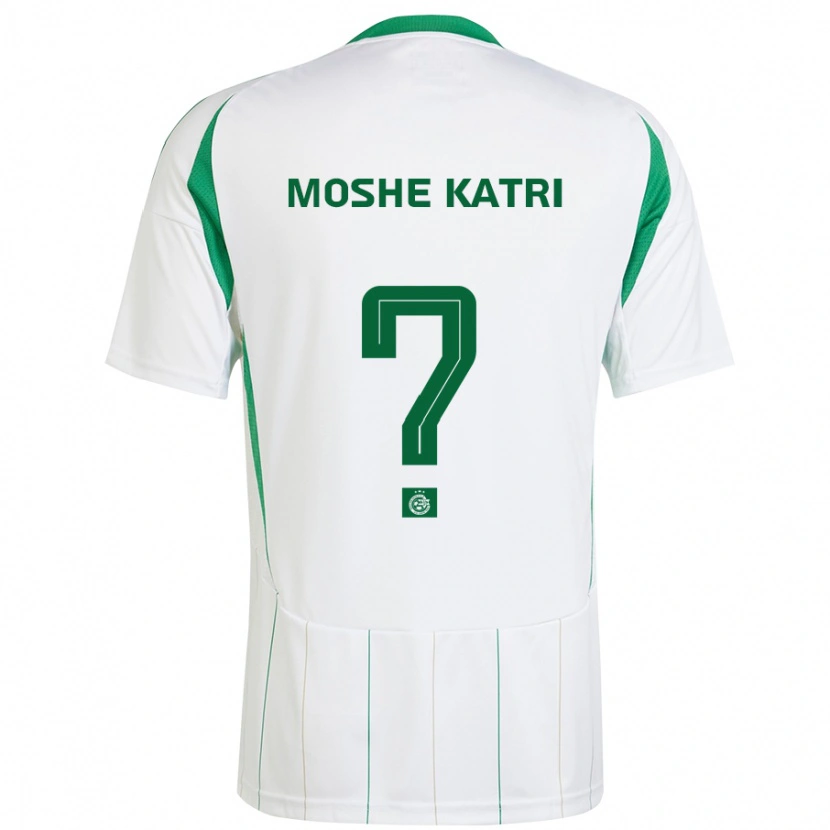Danxen Herren Roy Moshe Katri #0 Weiß Grün Auswärtstrikot Trikot 2024/25 T-Shirt