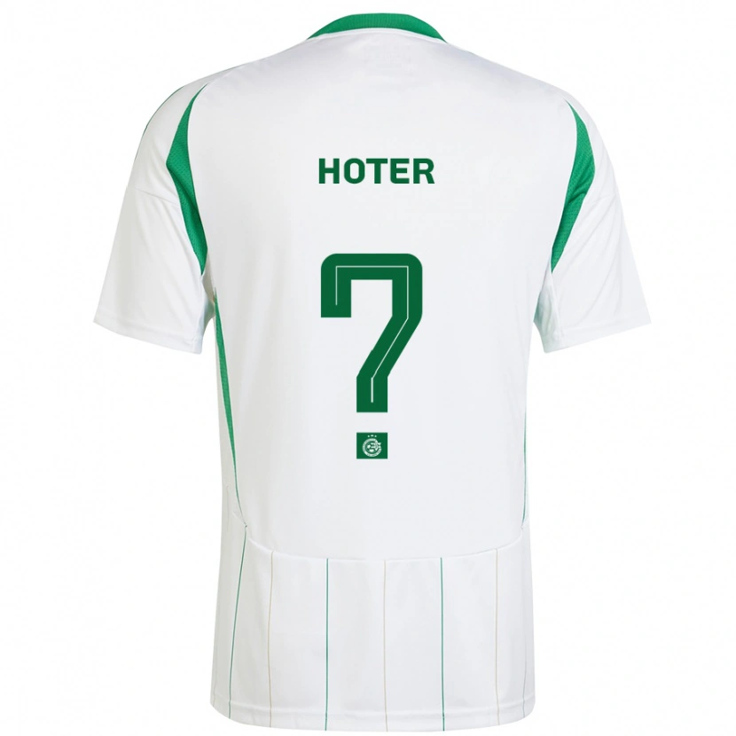 Danxen Herren Tavor Hoter #0 Weiß Grün Auswärtstrikot Trikot 2024/25 T-Shirt