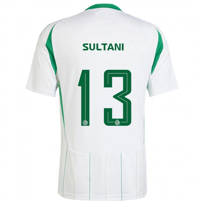 Danxen Herren Tomás Sultani #13 Weiß Grün Auswärtstrikot Trikot 2024/25 T-Shirt
